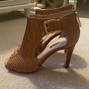 Louise Et Cie Tan/Wood Heels - Size 7.5